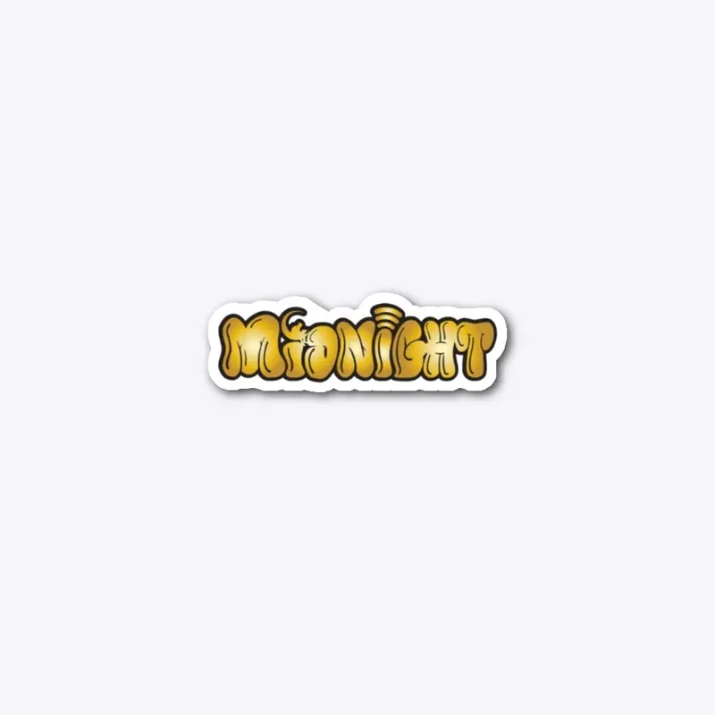 Gold Midnight Sticker