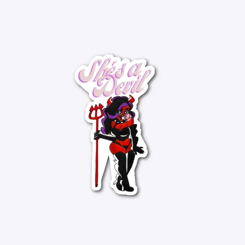 She A Devil Sticker